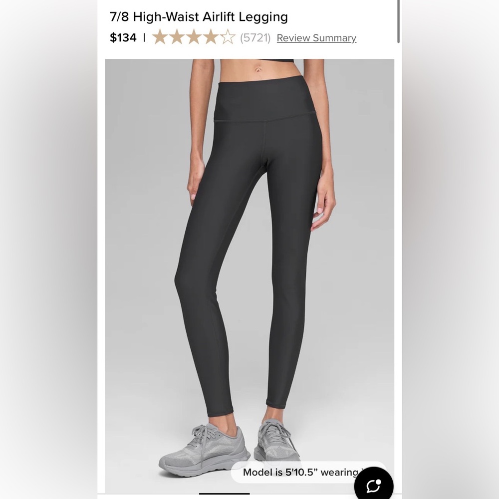 Alo Yoga 7/8 High-Waist Airlift Legging Anthracite